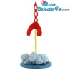 Beeldje Kuifje - Maan raket / Fusée lunaire - Beelden Collectie De Ikonen / Les Icônes