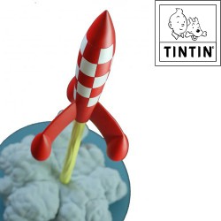 Cohete de la luna- Figura Resina de Tintin - Estatua de Resina - Los Iconos / Les Icônes