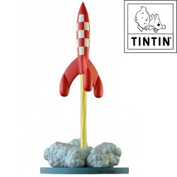 Fusée lunaire - Statuette Tintin - Les Icônes