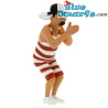 Thomson - Personaggio Tintin con costume da bagno a righe rosse/bianche – 9 cm - 9 cm