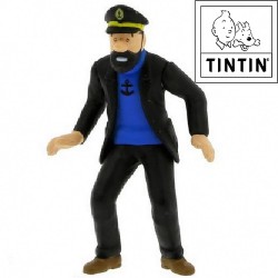Capitán Haddock Rally - Figurita de PVC de Tintín - 9 cm
