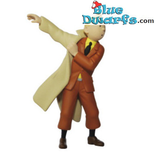 Tintin mette il cappotto - Statuetta in PVC di Tintin - 8,5 cm