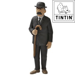 Thomson con bastone da passeggio - Statuina in PVC di Tintin - 9 cm