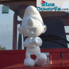 Leblon Delienne Lachende lolsmurf - Kunstharsfiguur - White - 30cm - 2023
