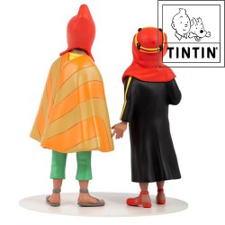 Abdullah & Zorrino - statuas in resina - Tintin - Musée imaginaire- 2022