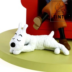 Tintin home on the sofa  - Statue Tintin - Resin - The Icons Collection / Les Icônes - 16cm
