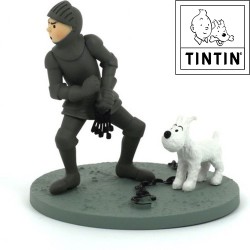 Tintin - Le prisonnier - Figurine-  7,5cm