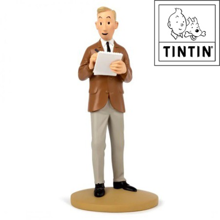 Hergé reporter - Tintin - Figurine Résine - 12cm