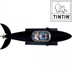 Haifisch U-Boot - Kunstharzfigur Tim & Struppi - 77cm