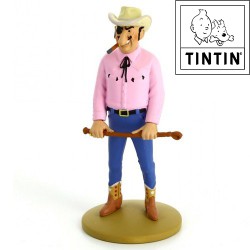 Statuette Tintin - Rastapopoulos à la cravache - Moulinsart