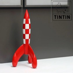 Statue tintin:  Moon rocket "Fusée lunaire"  (Moulinsart/ 60 cm)