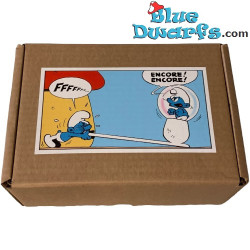 De vliegende smurf - Kunsthars figuur - Zédibulle éditions -16x7cm
