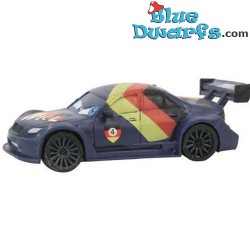 Max met regenboogpatroon -  Cars Bullyland - Autootje / Speelfiguurtje - Disney - 7,5cm