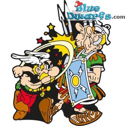 Asterix de Galliër, Vechtend - Asterix en Obelix - Plastoy Magneetje - 6cm