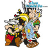Asterix der Gallier, kämpfend - Magnet - Asterix und Obelix Figur - Plastoy - 6.5cm