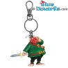 Capitán Pirata Barba Roja con espada - Asterix y Obelix - Llavero de personaje de cómic - Figura - Plastoy - 8cm