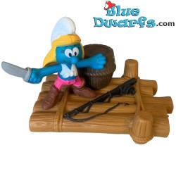 Pirate Smurfs - Complete smurf Set - 6 figurines with attributes - Mc Donalds - Happy Meal - 2004