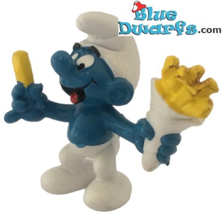 20131: French Fries Smurf   - Made in China - Schleich - 5,5cm