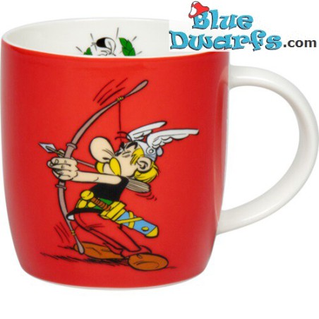Asterix der Bogenschütze - Keramik-Asterix- und Obelix-Tasse - 350ML