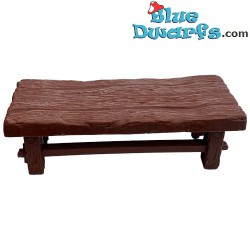 Table brune - 11x5,5x3cm -  Gargamel Labo - pièce détachée - 40601