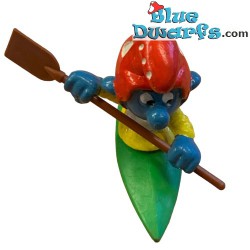 40502: Smurf in a canoe without a paddle - Schleich - Spare Part