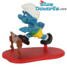 40511: Pitufo saltador de obstáculos - Solo pitufo - Schleich - 5,5cm