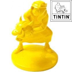 Abdallah with tiger - Statue tintin - Tintinimaginatio