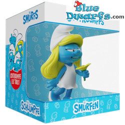 Schtroumpfette avec fleur - Blue Resin 2021 - Serie 1 - Résine figurine - 11 cm