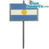 40208: Pitufo con pancarta *PANCARTA*