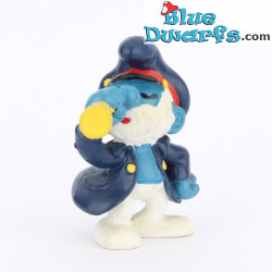 20141: Pitufo capitán - chaqueta azul - Schleich - 5,5cm