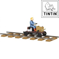 The light motorized rail vehicle - 1929 - Tintin Car - Scale 1/24 - Tintin in the land of the Soviets - Nr. 59
