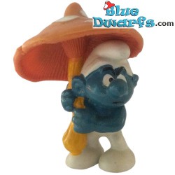 20118: Smurf with umbrella - Bully - 5,5cm