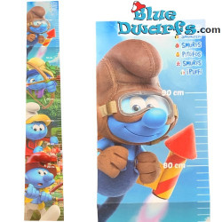 Papier-Wachstumsmesser - Die Schlümpfe 0-90cm