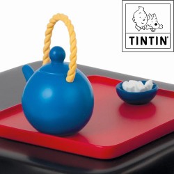 Tintin having tea - Resin Statue - The Tintin Collection -18cm