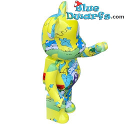 Puffo nero - BE@RBRICK - 1000% - 40cm x 20cm x 70cm