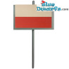 40208: Schilddrager Smurf *Losse schild*