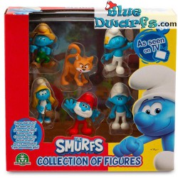 6 Smurfs in showbox - Playset - Giochi Preziosi - 2024 - 5,5cm