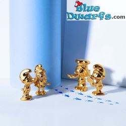 Le Schtroumpf Grognon - Gold Schtroumpfs - Skultuna - 55mm