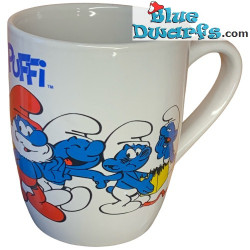 Familia de Papá Pitufo - Taza Los Pitufos - Walcor -  Los Pitufos - 400ML