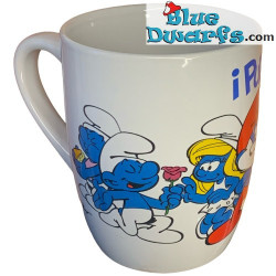 Familia de Papá Pitufo - Taza Los Pitufos - Walcor -  Los Pitufos - 400ML