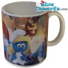 Pitufina Pitufirretoño, Papá Pitufo, Pitufo Filósofo - Taza Los Pitufos - Los Pitufos - 325ML