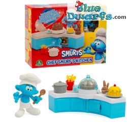 Smulsmurf speelset met keuken - Giochi Preziosi - 2024