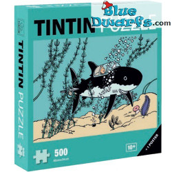 Tintin Puzzle - Shark Submarine of Professor Calculus - 500 pieces (with poster)