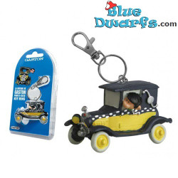 Gastón el Gafe en Fiat 509 Coche - Llavero - Plastoy - 5,5cm