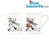 Tintín con Milú en el caballo - Taza Tintin - Tintín en el Congo - 250 ML
