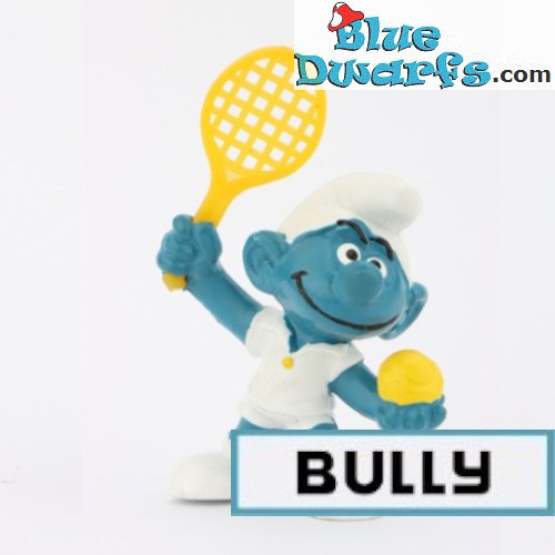 20093: Tennisman 2 Schtroumpf (raquette jaune) - Bully - 5,5cm