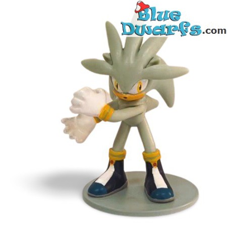 Silver - Sonic Hedgehog figurina - Funky Box - 3D Figurines - 6cm