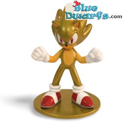 Super Sonic Special Gold - Sonic Hedgehog Figura - Funky Box - 3D Figurines - 6cm