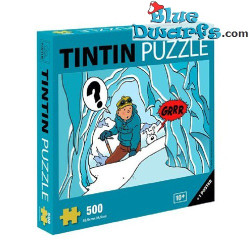 Tintin Puzzle - Tintin and Snowy in a cave in Tibet - 500 pieces (with poster)