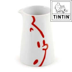 Silueta de Tintín - Lechera -  Vajilla de Tintín - 11cm